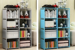 Get This 8-Cube Bookcase for Only $23 at Walmart While It Lasts card image