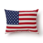 Indoor / Outdoor American Flag Pillow