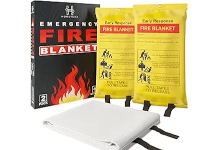 Fire Blanket 2-pack