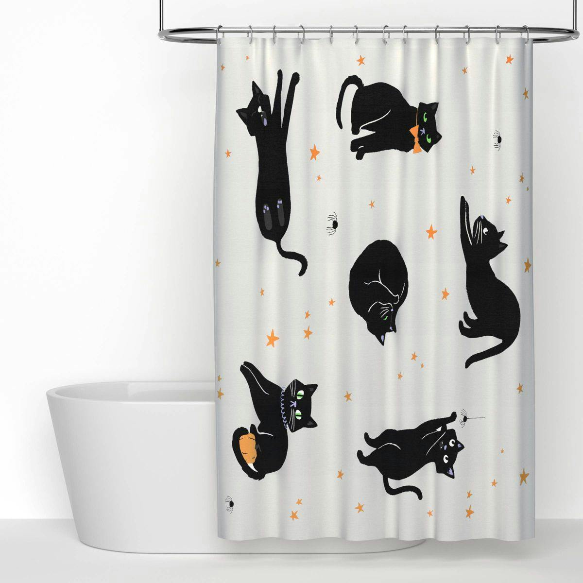 Glow-in-the Dark Shower Curtain