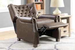 Rare Clearance Find: $195 Better Homes & Gardens Tufted Recliner at Walmart card image