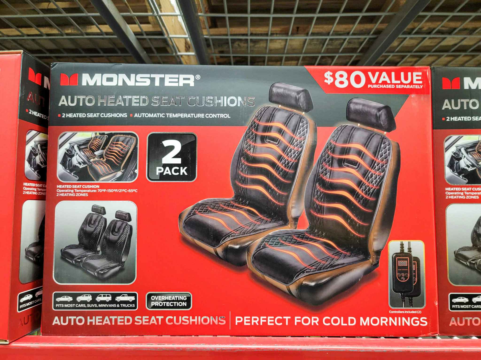 heated seat covers for a car