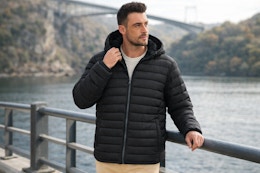 Walmart Hawke & Co men's puffer jacket