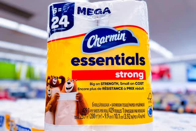 Charmin Essentials Toilet Paper, Only $2.99 at Walgreens card image