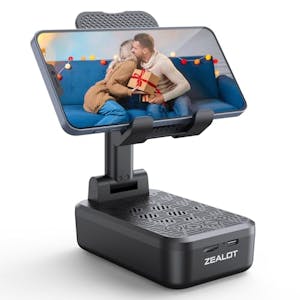Cell Phone Stand With Bluetooth Speaker