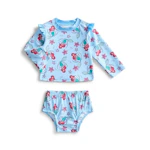 Baby Rash Guard and Diaper Cover Set