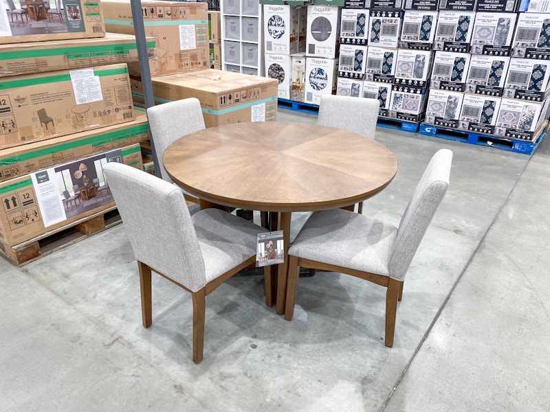 costco bayside furnishings ariana round dining table