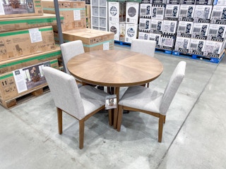 costco bayside furnishings ariana round dining table