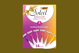 Bic Soleil Disposable Razor 14-Pack, as Low as $11.29 on Amazon card image