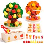Montessori Apple Picking Tree Toy