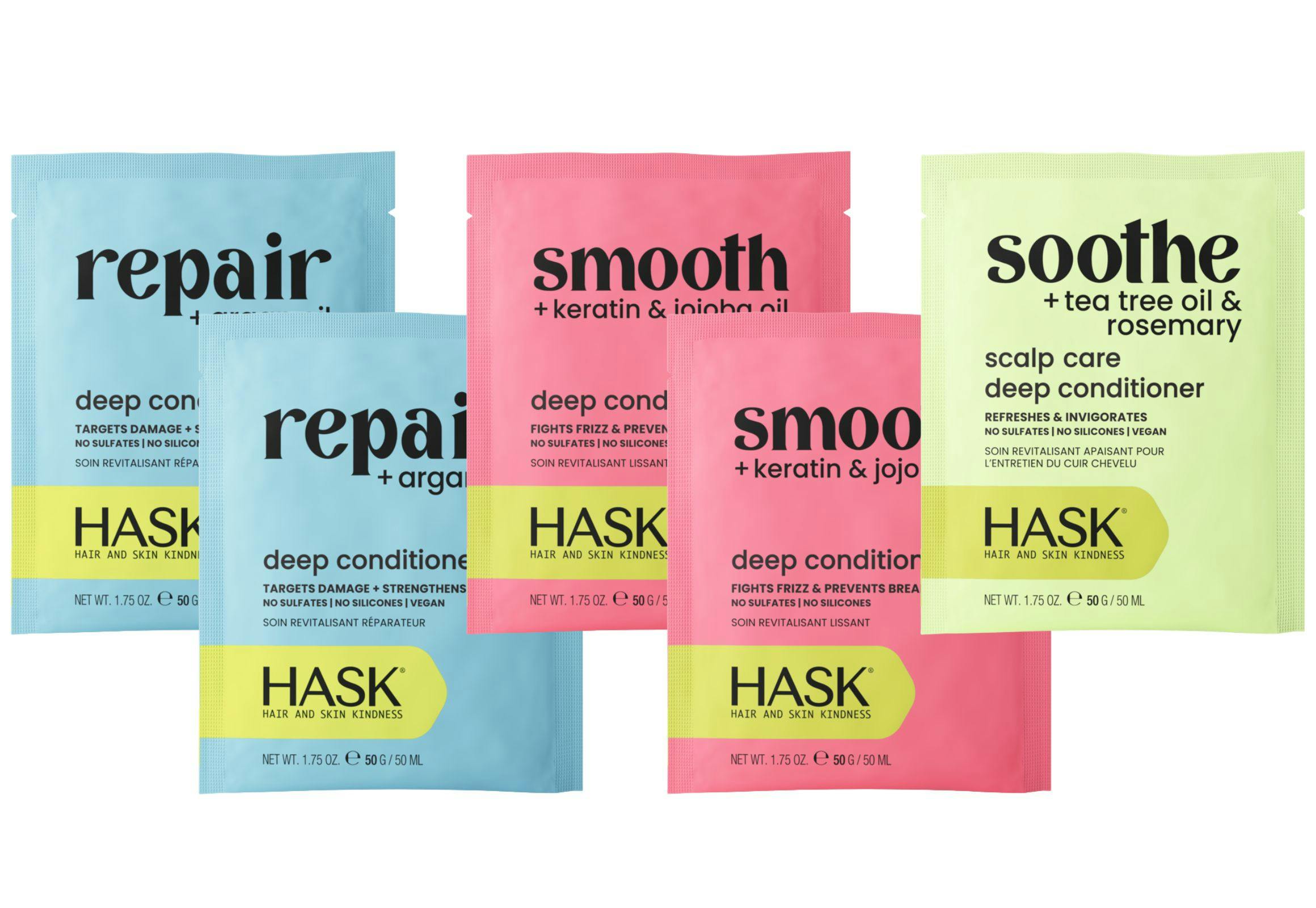 5 Hask Hair Treatment Masks