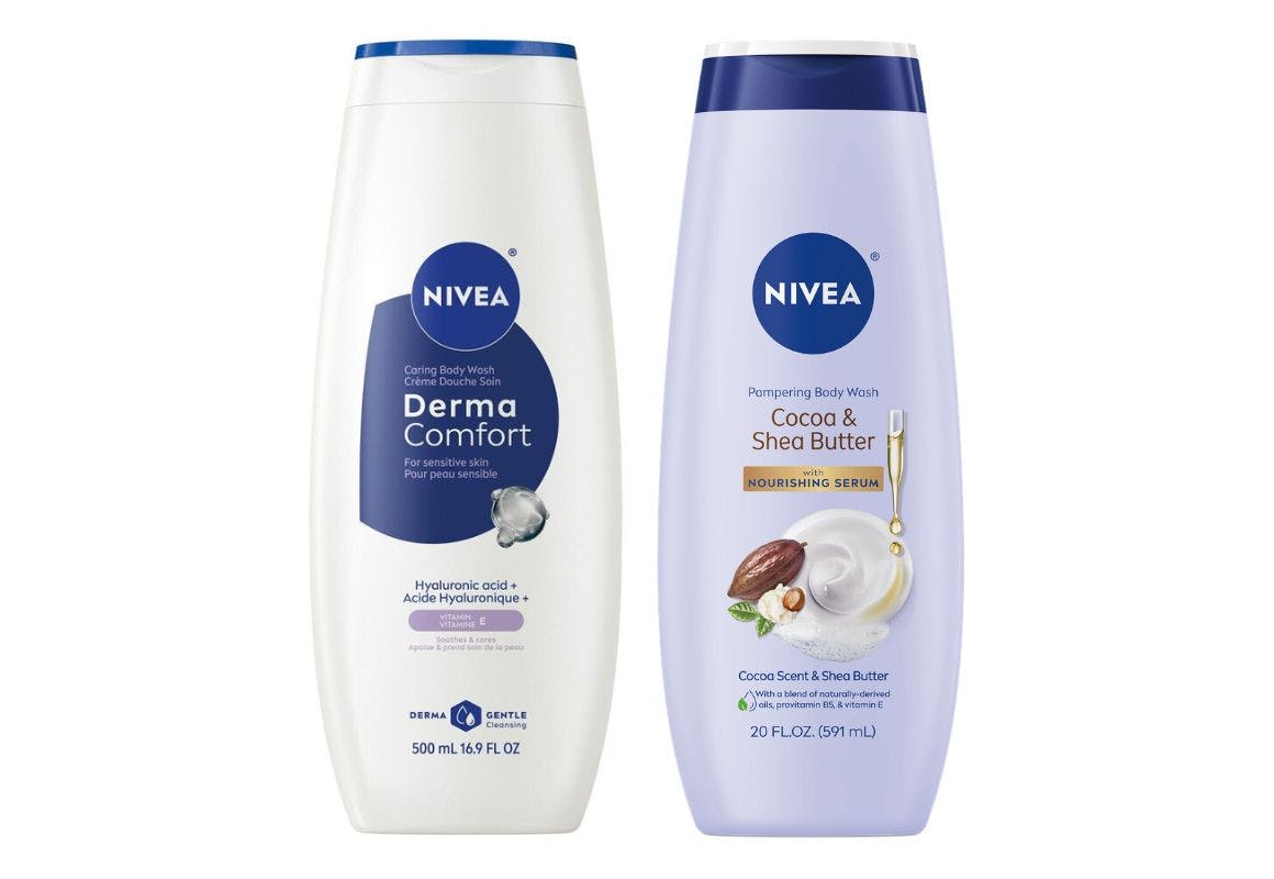 2 NIVEA Body Washes