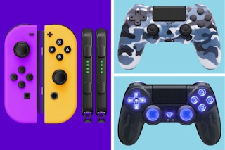 Game controllers for Nintendo Switch and PS4