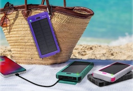 Solar Dual USB Backup Battery