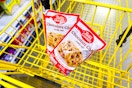 betty crocker cookie mixes in yellow shopping cart
