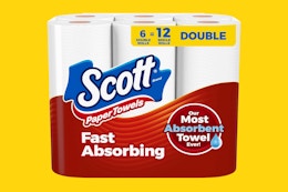 Scott 6-Pack Paper Towels, as Low as $4.78 on Amazon (Reg. $8.59) card image