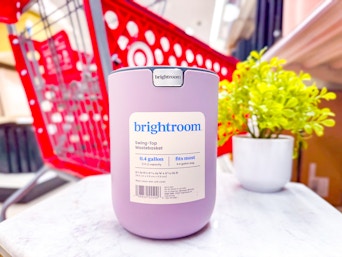 brightroom desktop wastebasket sitting on a table at target
