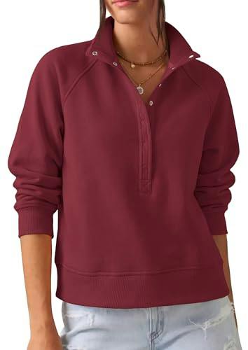 PRETTYGARDEN Women's Henley Pullover