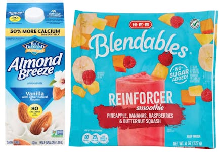 1 Blue Diamond + 1 H-E-B Items