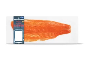 Fresh Atlantic Salmon Side, per lb