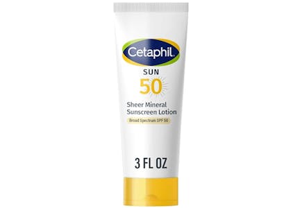 2 Cetaphil Mineral Sunscreens