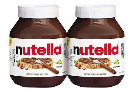 Nutella Hazelnut Spread 2-Pack