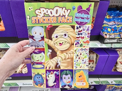 Spooky Face Sticker Book