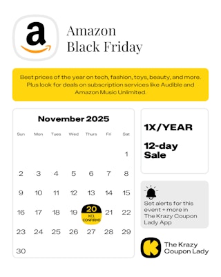 Amazon Black Friday dates 2025