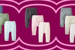 3 sets of cloud island baby jogger pants side by side