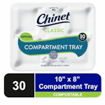 Chinet Classic Compartment Tray
