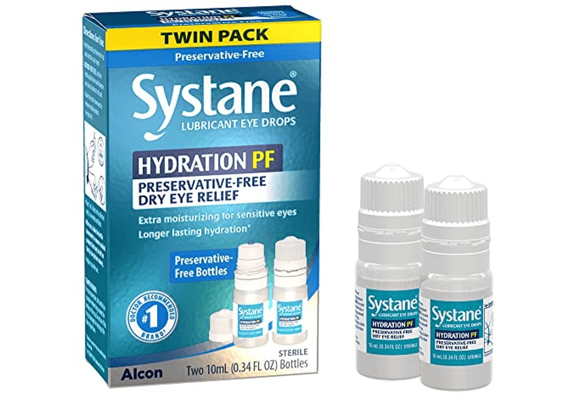 2 Systane Eye Drop Packs