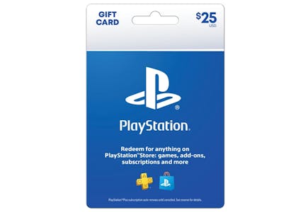 Sony $25 Gift Card