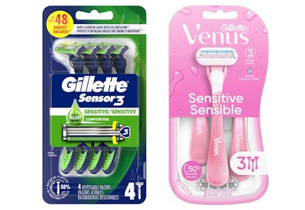 1 Gillette + 1 Venus