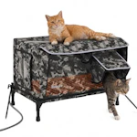 Bedsure Heated Outdoor Cat House