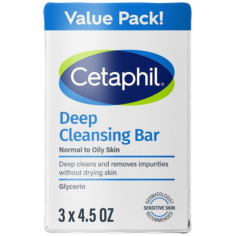 4 Cetaphil Deep Cleansing Bars