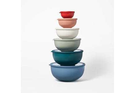 Figmint Mixing Bowl Set with Lids