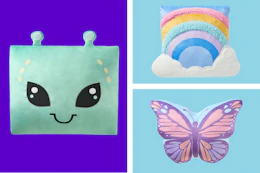 Your Zone Squishy Pillows: Alien, Rainbow & Butterfly