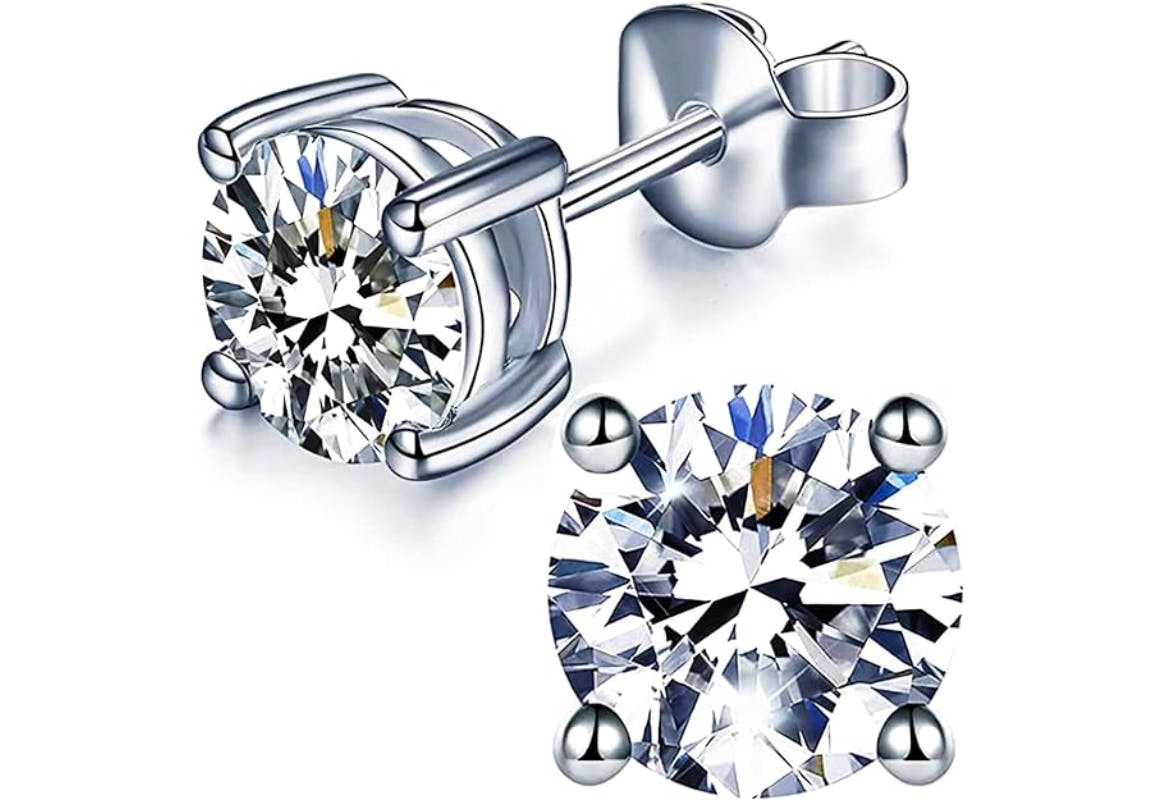 Moissanite Stud Earrings