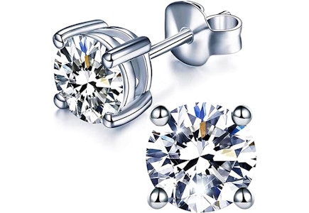 Moissanite Stud Earrings