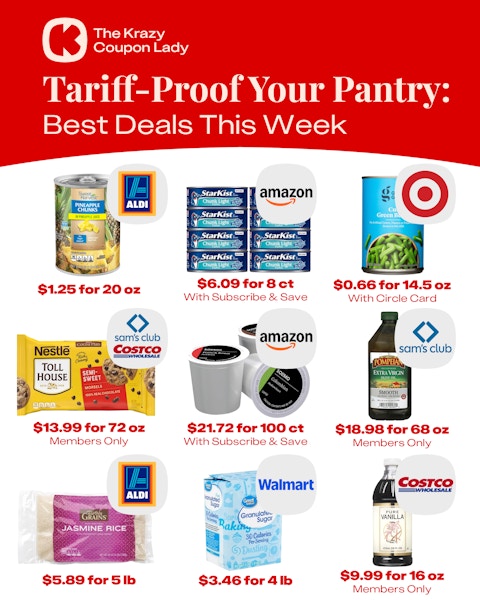Best grocery deals this week on tariff items