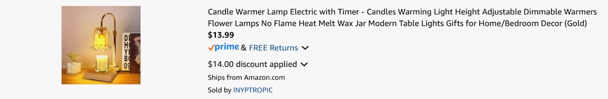 Amazon Candle Warmer Lamp 2025