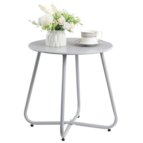 Round Metal Side Table