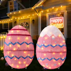 Outdoor Easter Egg Decorations