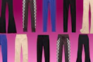 leggings on a gradient