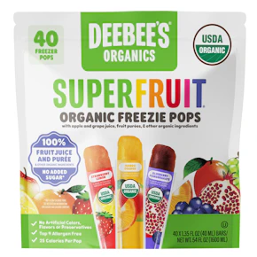 DeeBee's Organics Ice Pops 40-Pack