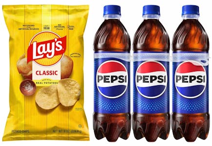 3 Pepsi + 2 Lay's Items