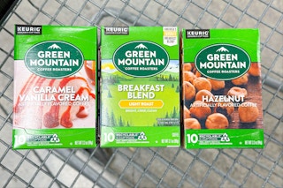 green mountain kcups in shopping cart