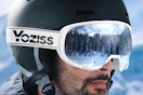 Man wearing the YOZISS Ski Goggles.