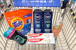 walgreens groceries in shopping cart