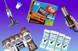Protein Shakes, Candy, Deodorant, and More With Amazon Coupons card image